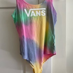 ❌ sold ❌ Multi color vans bodysuit